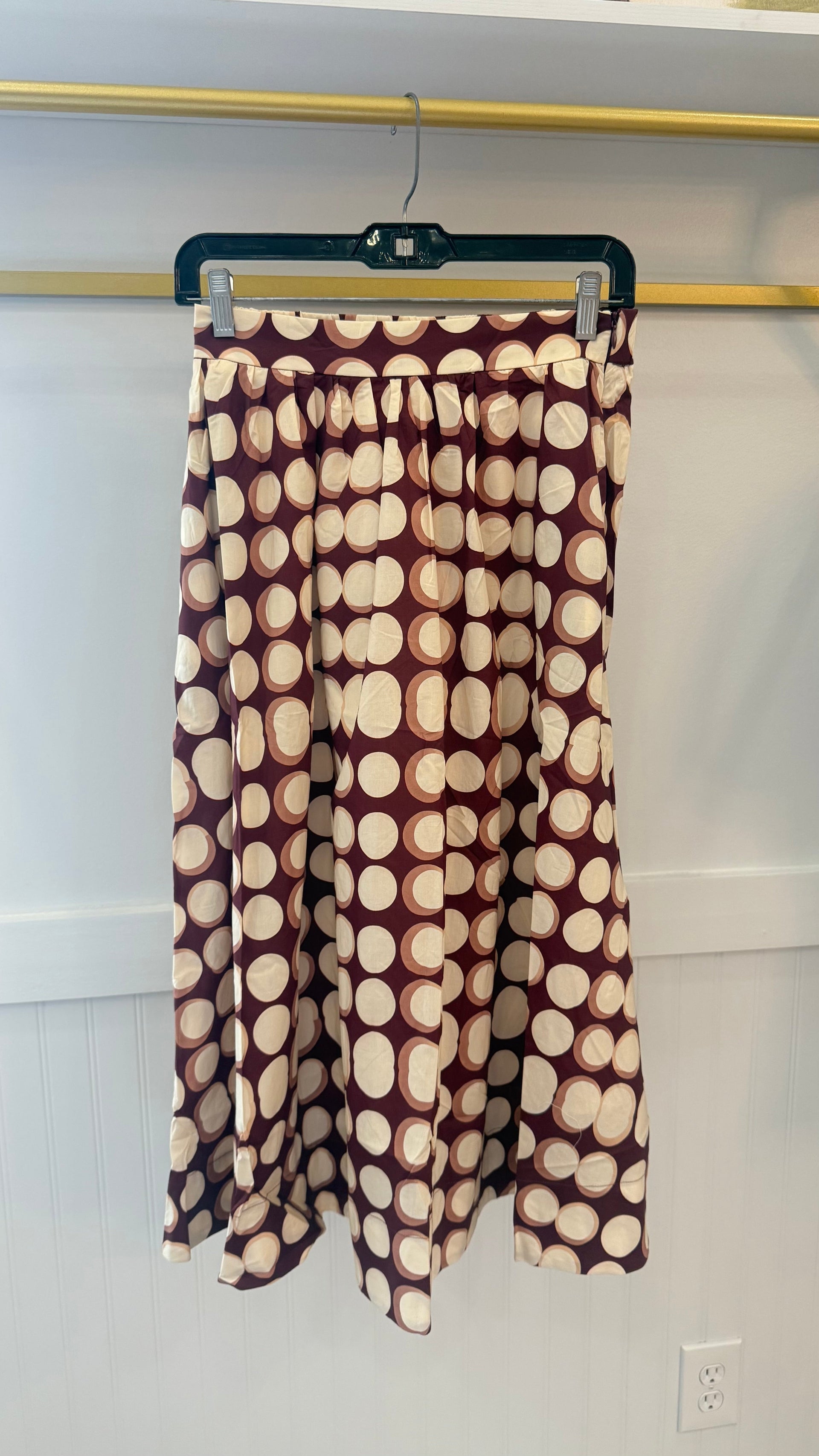 Multi Dot Midi Skirt THML