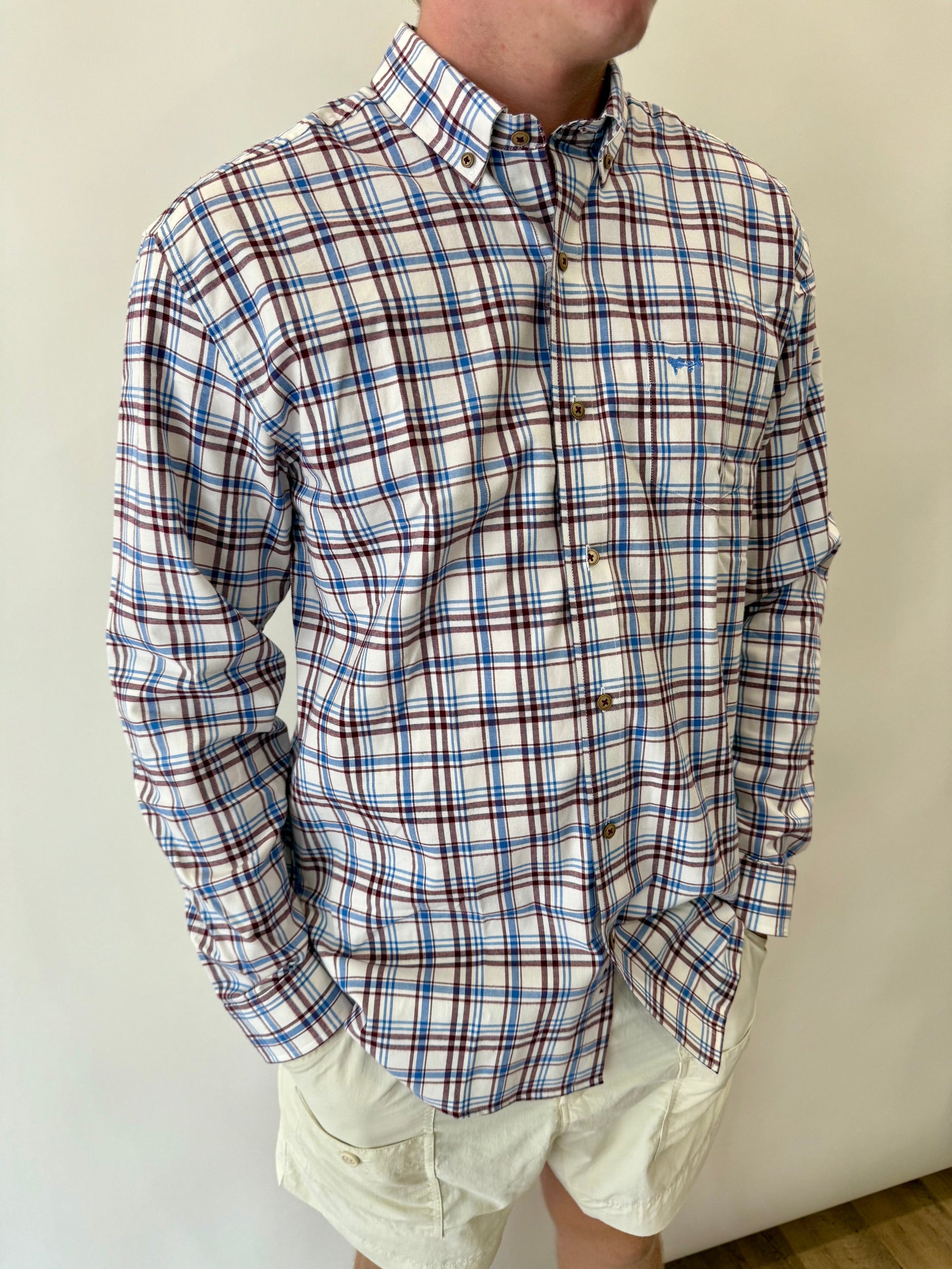 Men's Long Sleeve Sport Cotton Twill Shirt | Coastal Cotton Coastal Cotton