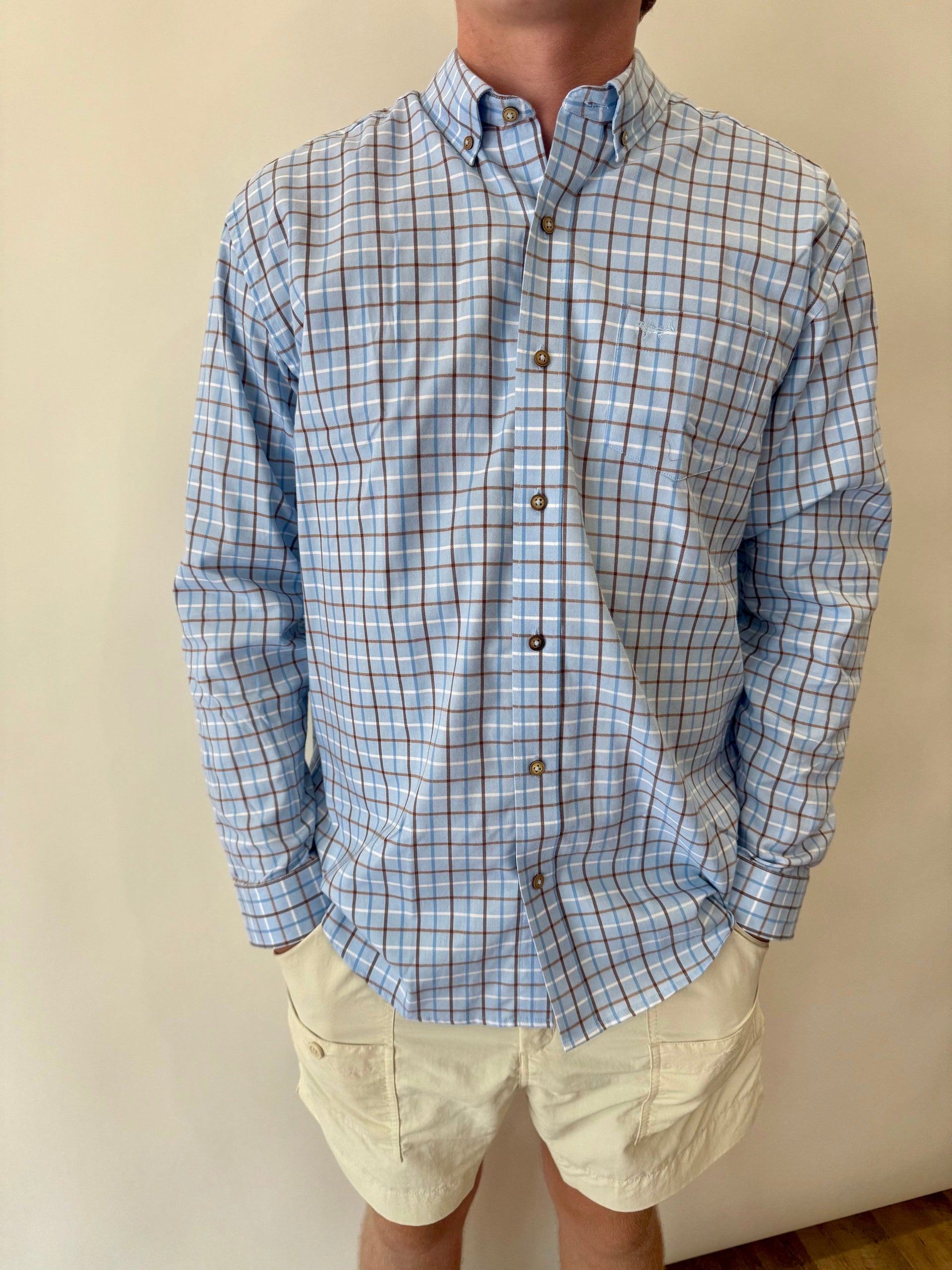 Men's Long Sleeve Sport Cotton Twill Shirt | Coastal Cotton Coastal Cotton