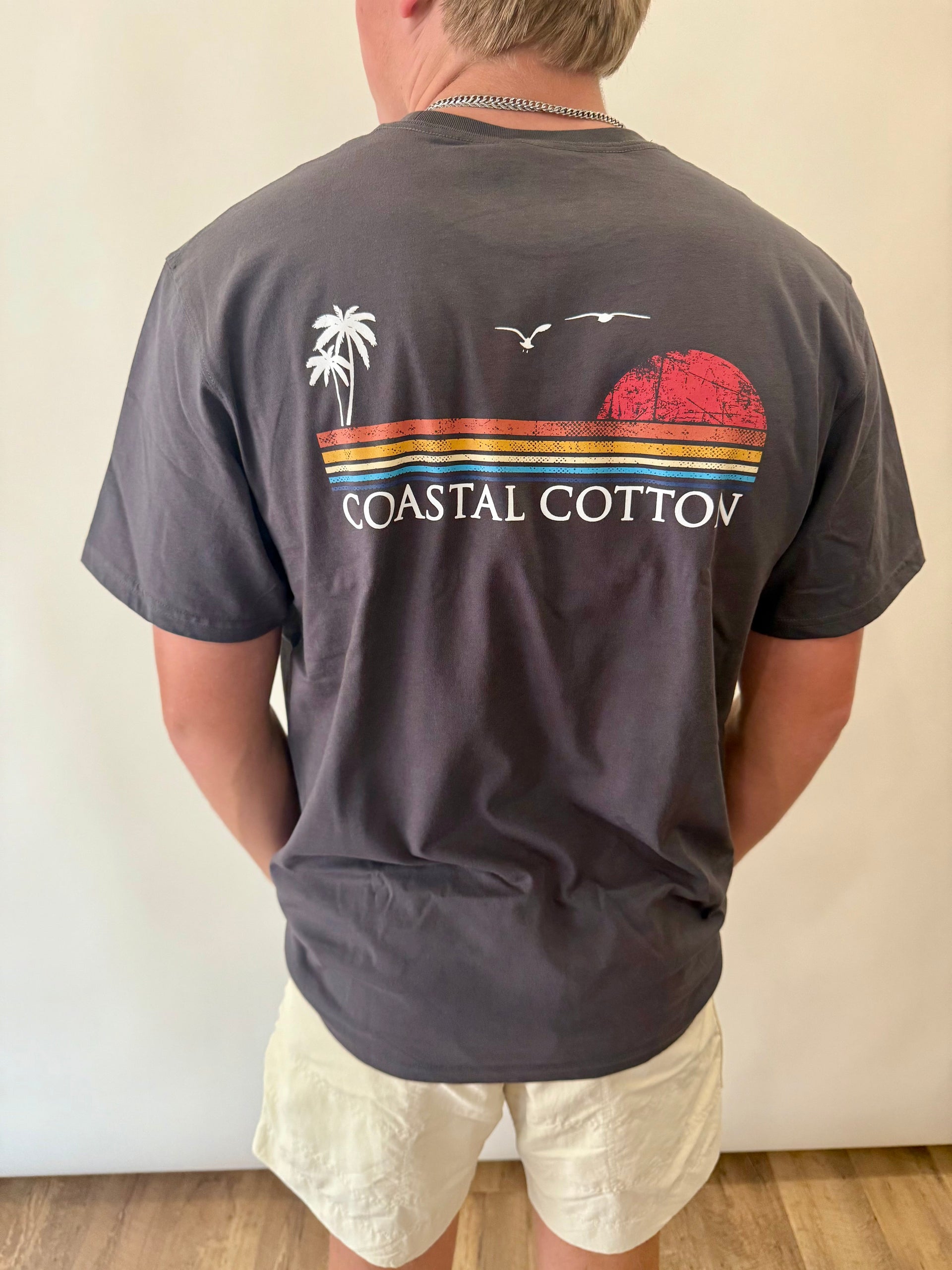 Sunset Short Sleeve T-Shirt | Coastal Cotton Coastal Cotton