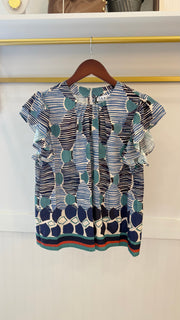 Meredith Ruffle Sleeve Top THML