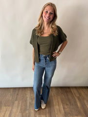 Knit Overthrow Cardigan Astrid