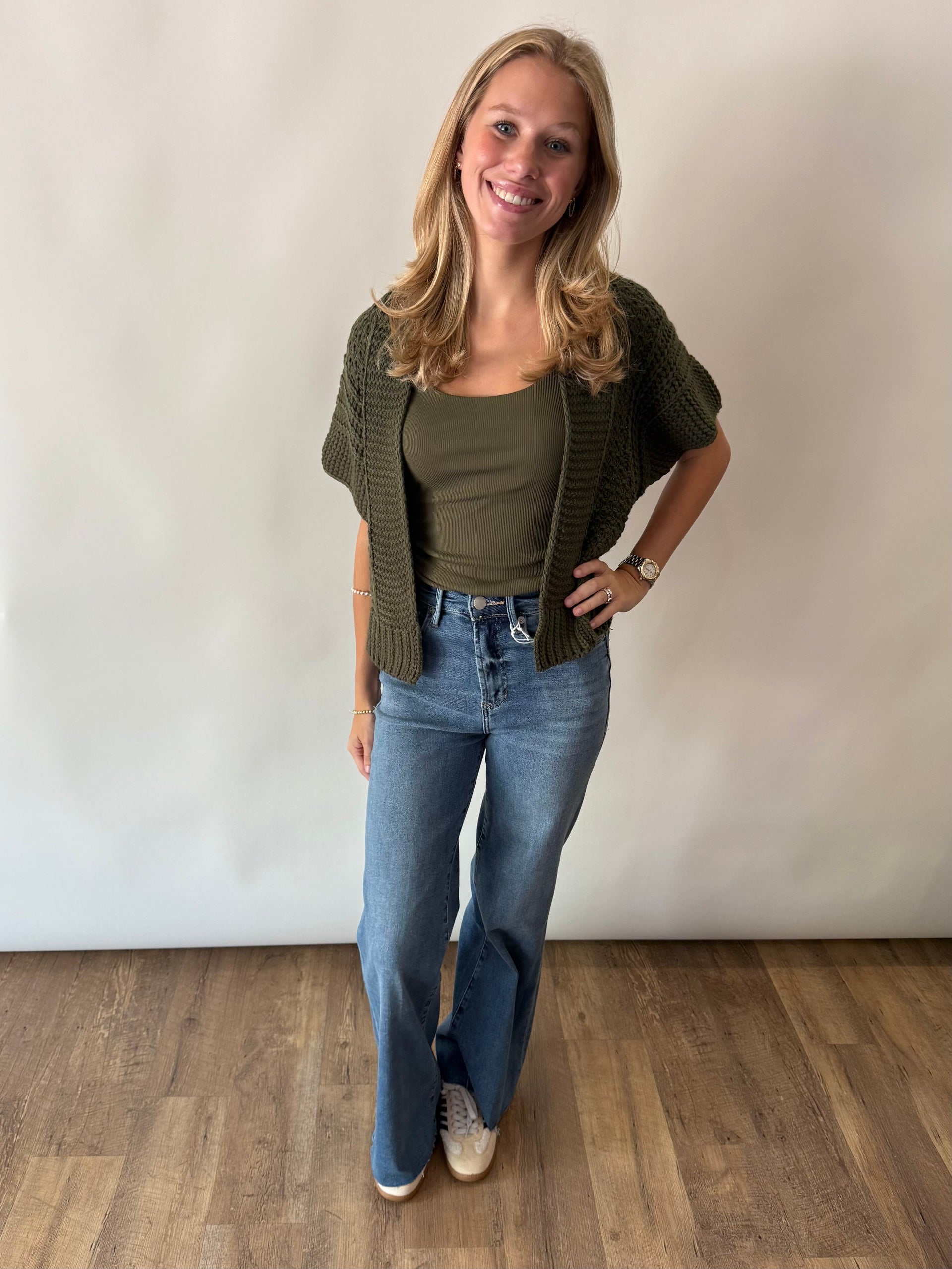 Knit Overthrow Cardigan Astrid