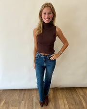 Sleeveless Turtleneck Sweater Tank Astrid