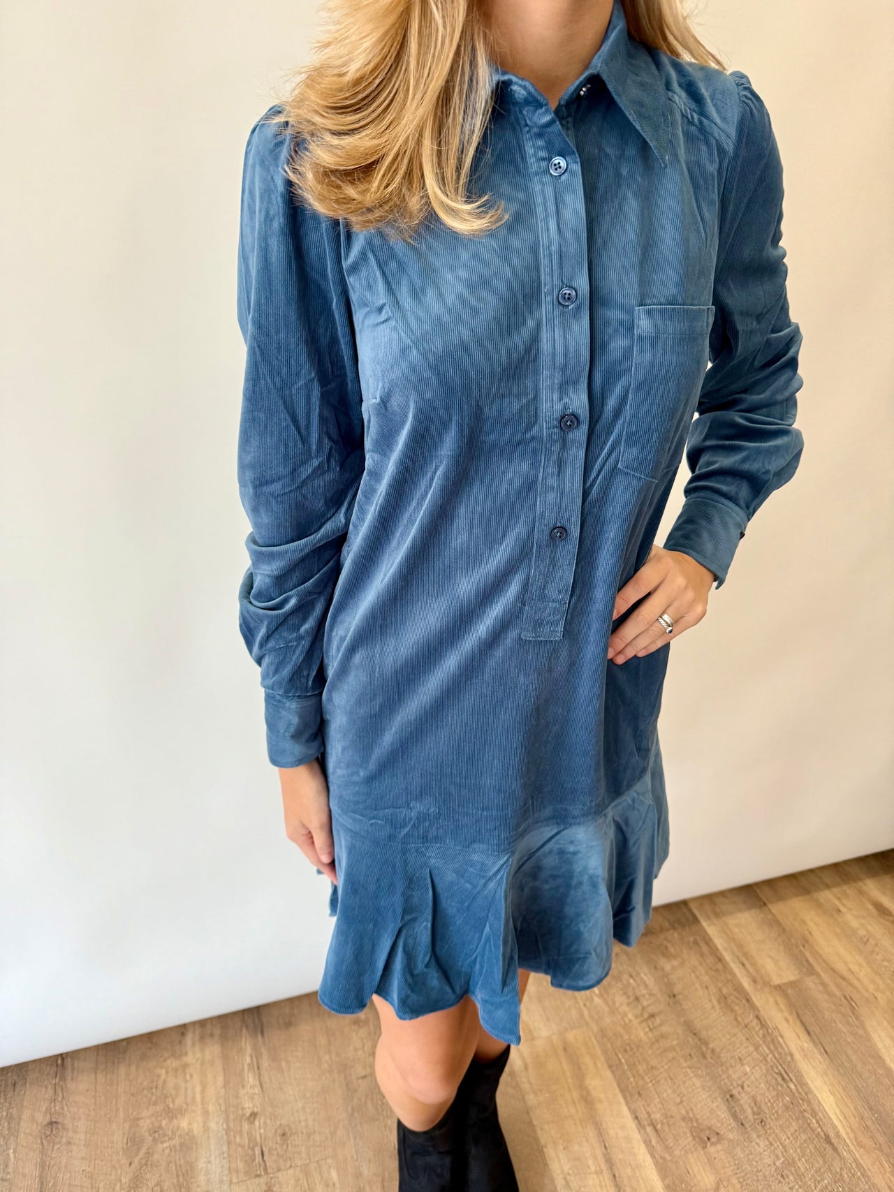Emily Corduroy Mini Dress Current Air