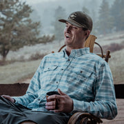 Poncho Flannel Long Sleeve Shirt Poncho