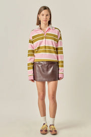 Pu Skort English Factory