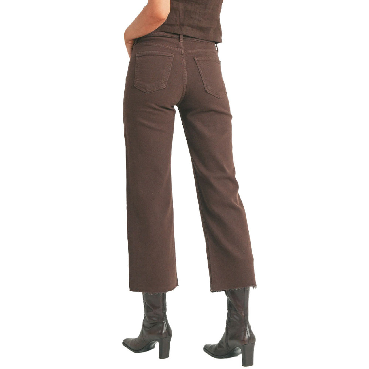 The Nautical Wide Leg Jeans Just Black Denim