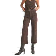 The Nautical Wide Leg Jeans Just Black Denim