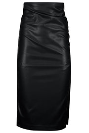 Colette Side Ruched Midi Skirt Bishop + Young
