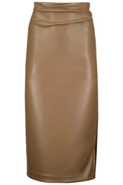 Colette Side Ruched Midi Skirt Bishop + Young