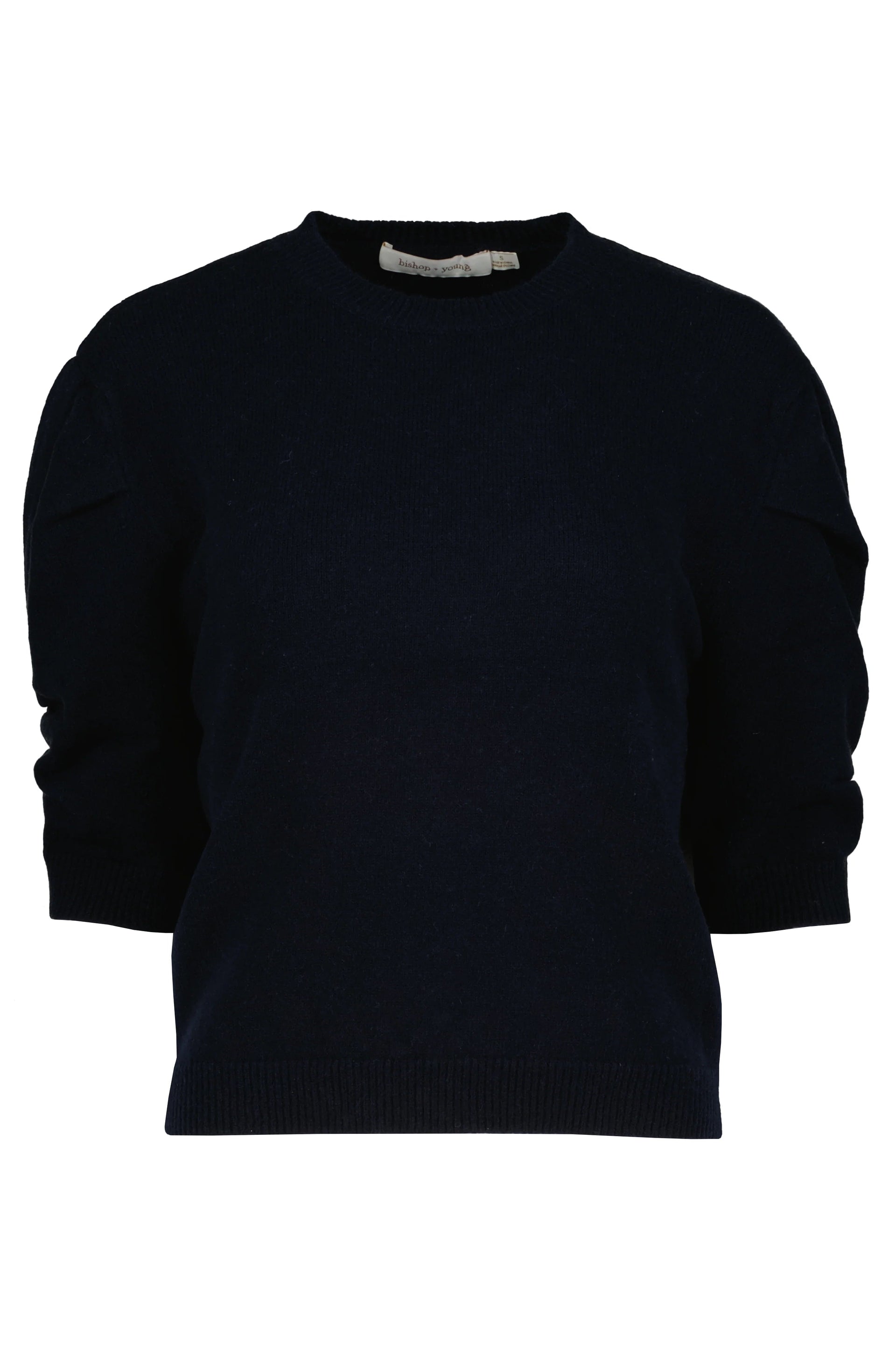 Stella Ruched Sleeve Sweater Bishop + Young