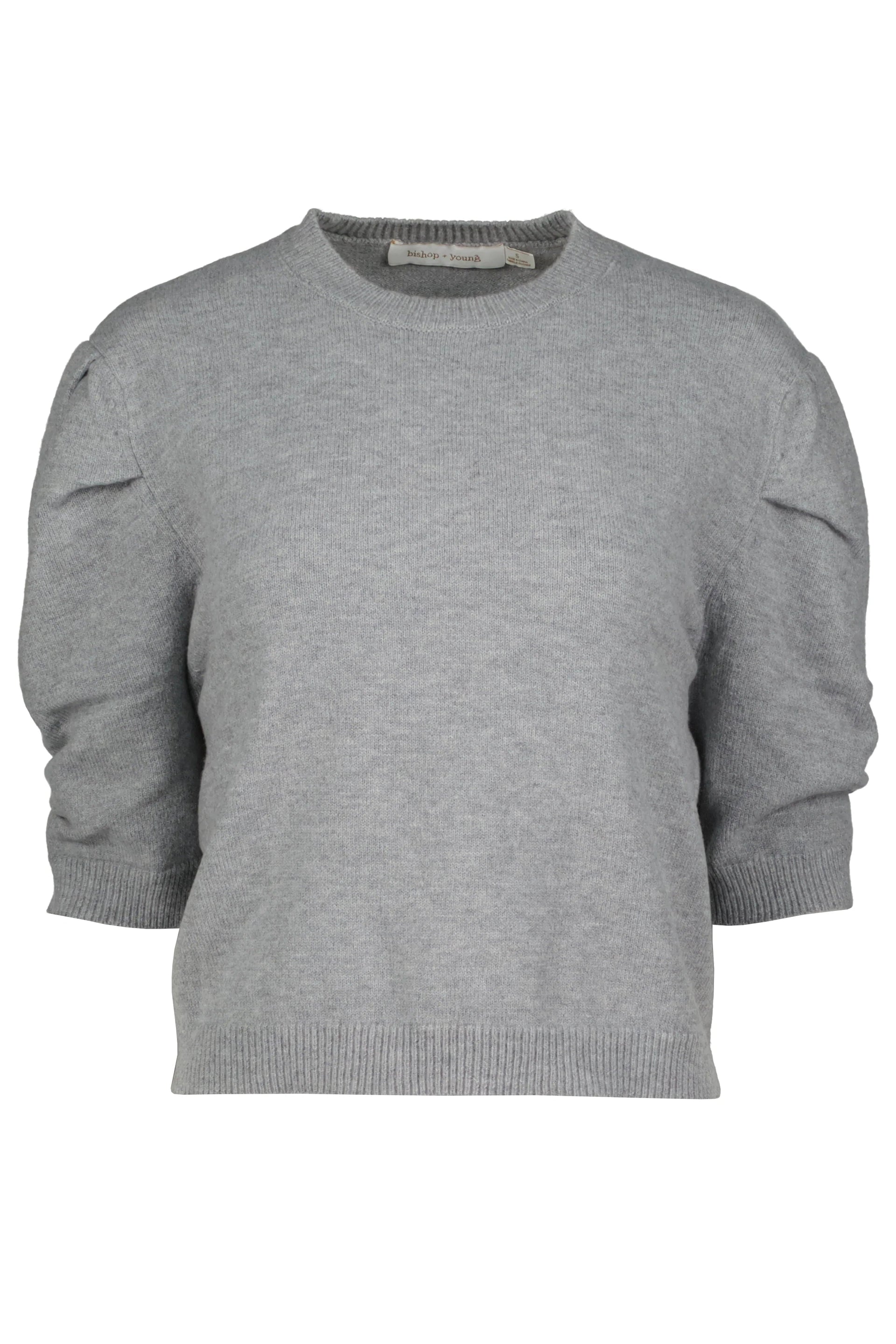 Stella Ruched Sleeve Sweater Bishop + Young