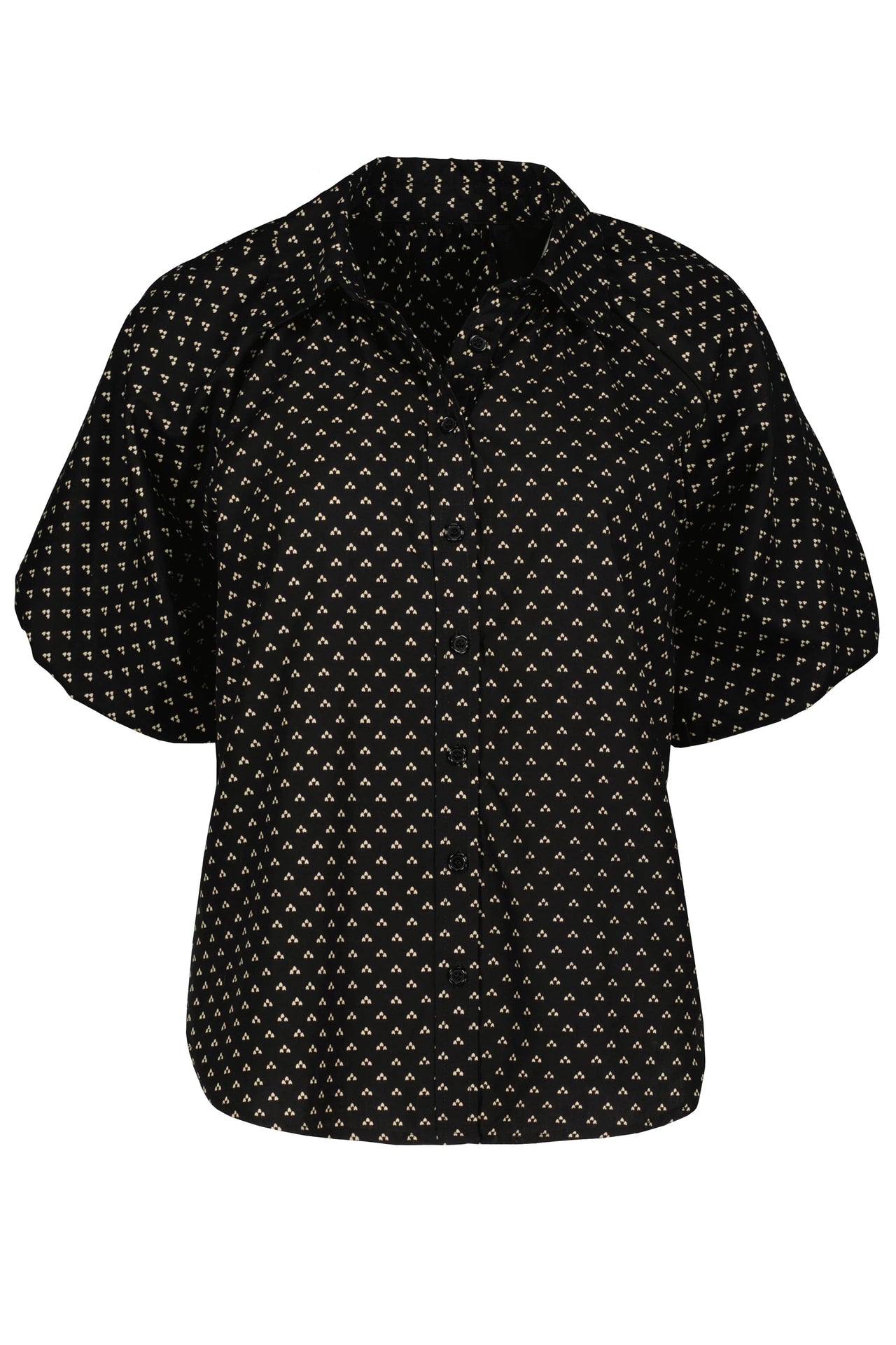 Anise Printed Bubble Sleeve Top Bishop + Young