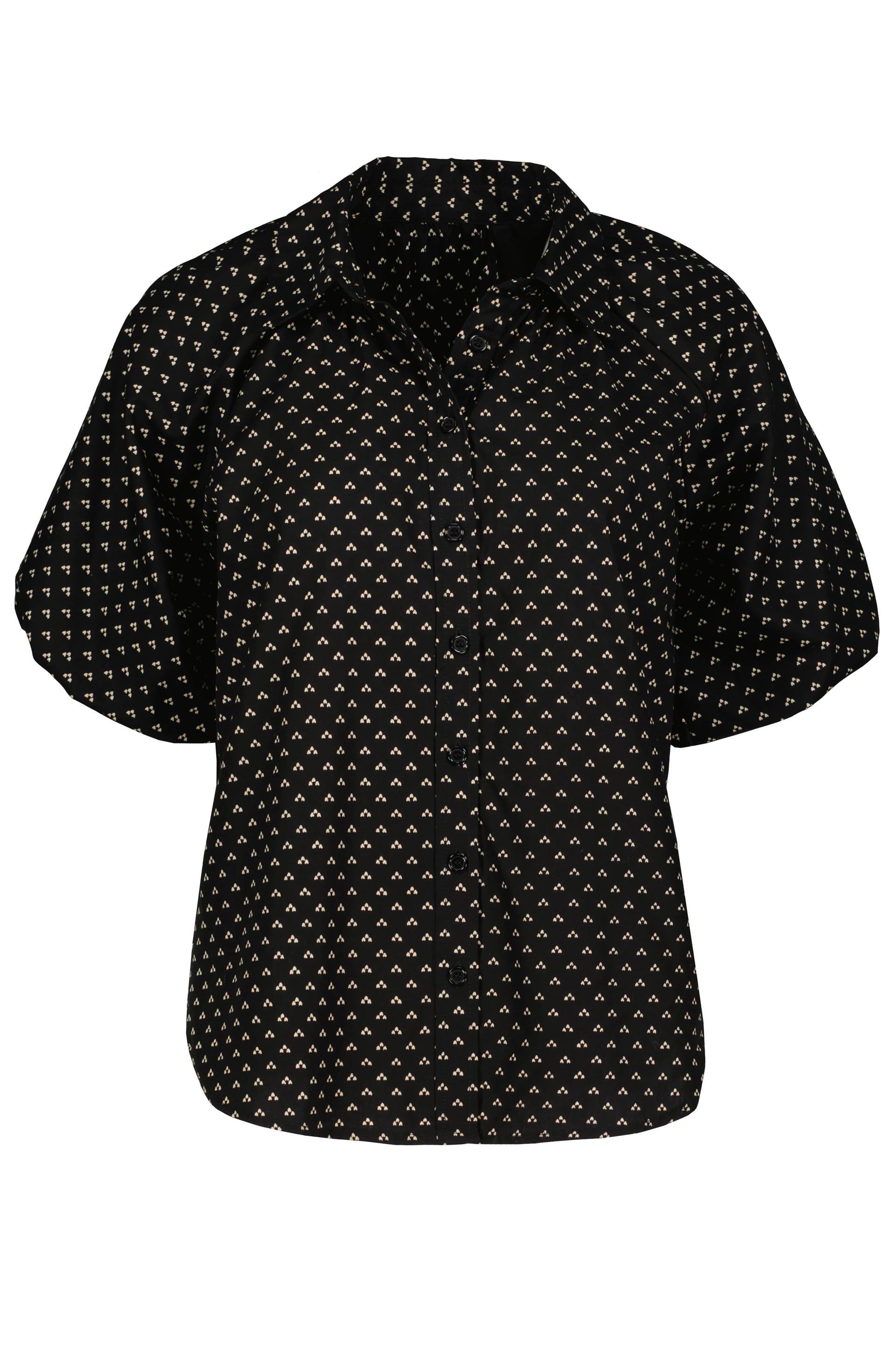 Anise Printed Bubble Sleeve Top Bishop + Young