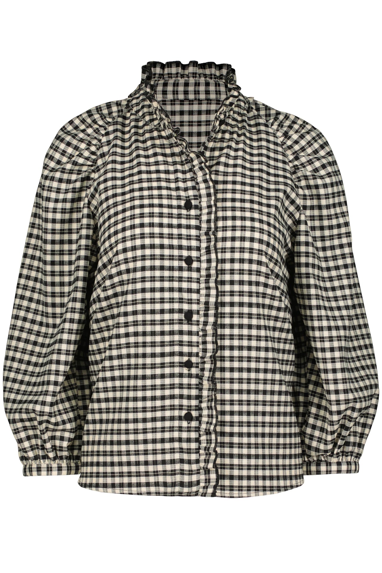 Sisley Plaid Blouse Bishop + Young