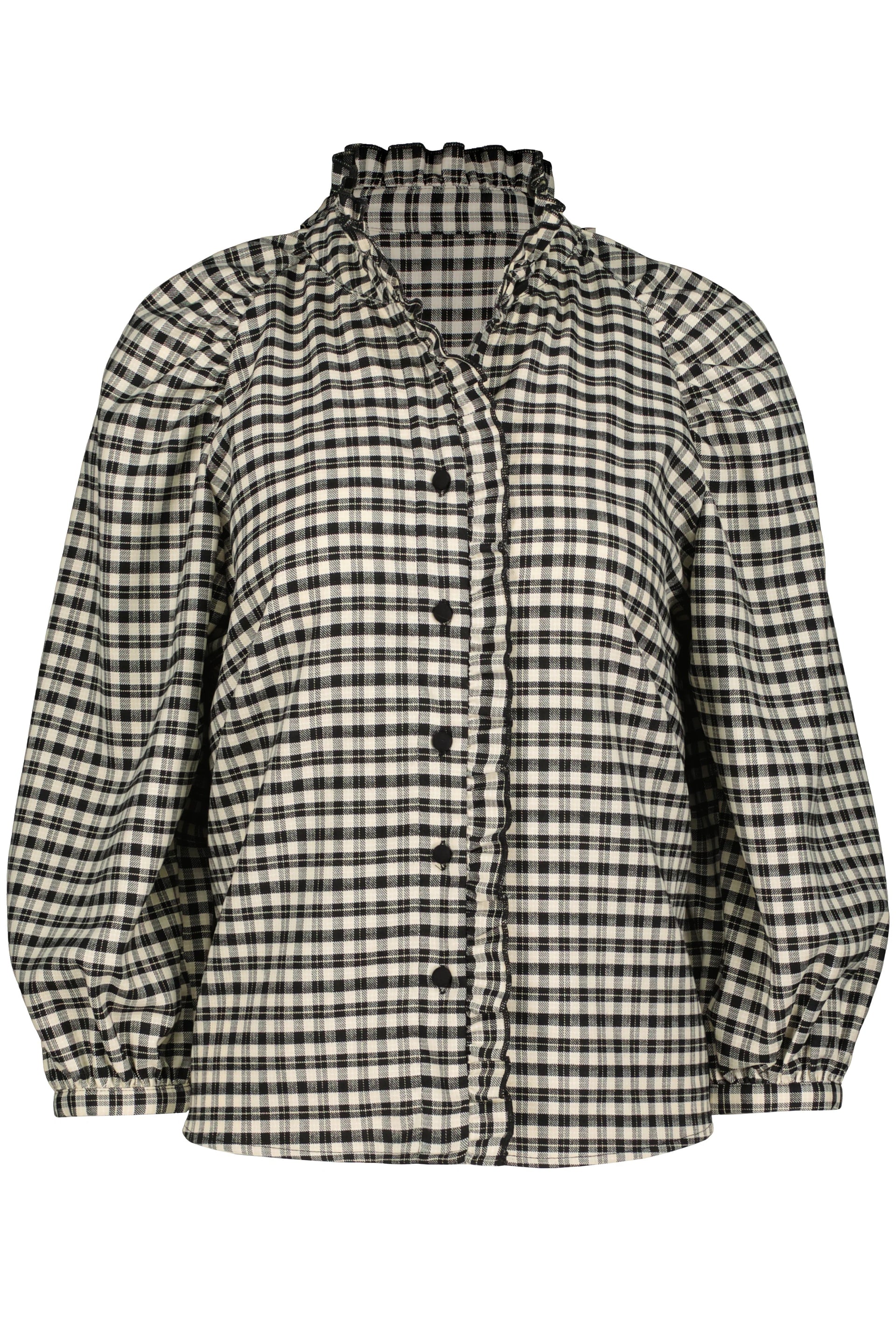 Sisley Plaid Blouse Bishop + Young