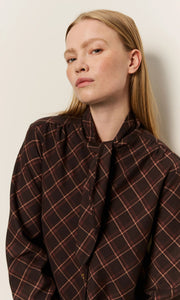 Autumn Plaid Blouse Sanctuary