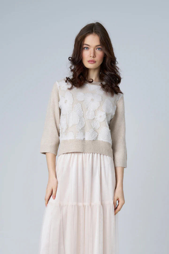 Aria Floral Sweater Astrid