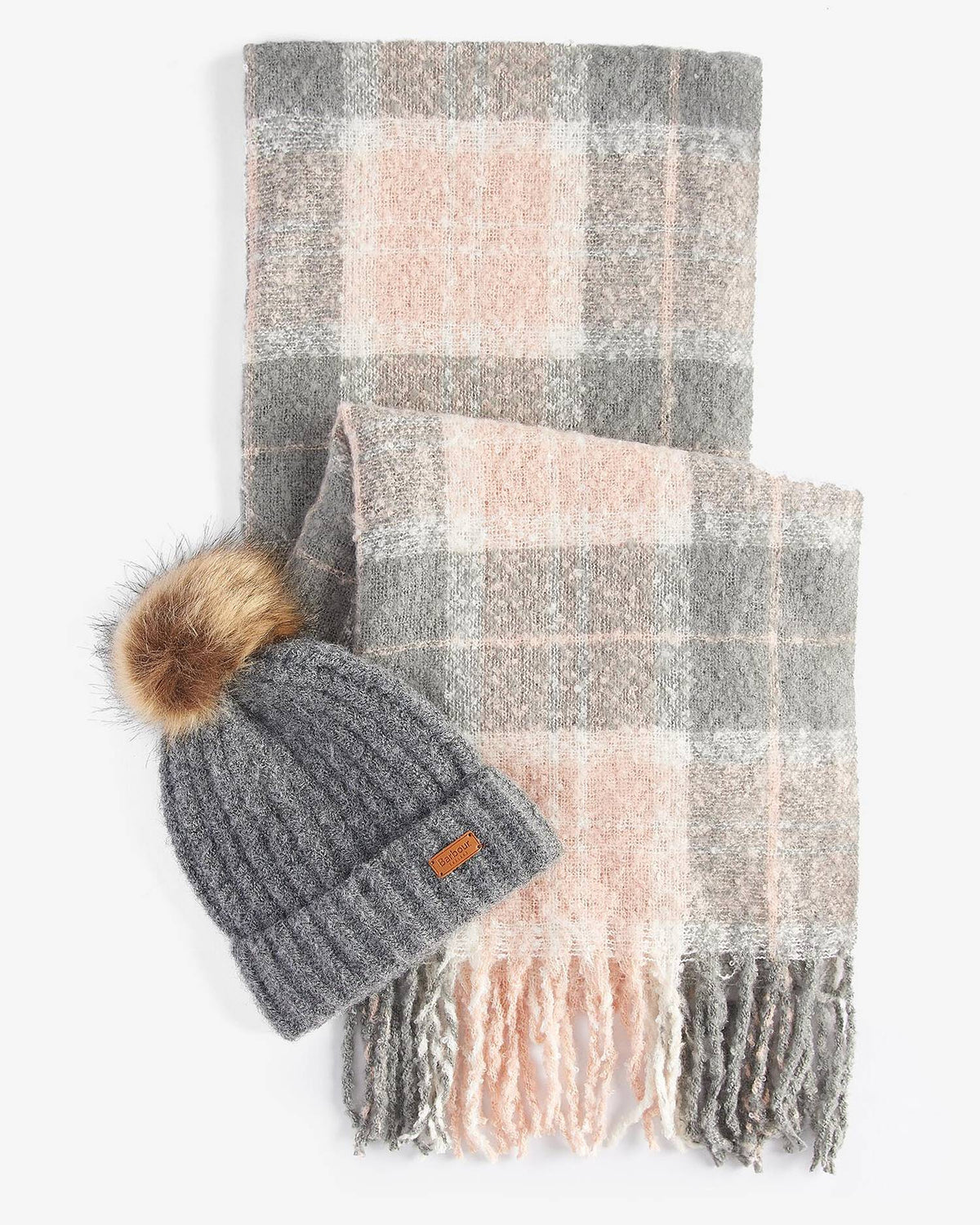Saltburn Beanie & Tartan Scarf Gift Set | Barbour Barbour