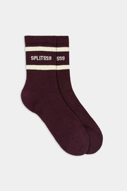 Logo Stripe Quarter Socks | Splits59 Splits59