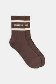Logo Stripe Quarter Socks | Splits59 Splits59