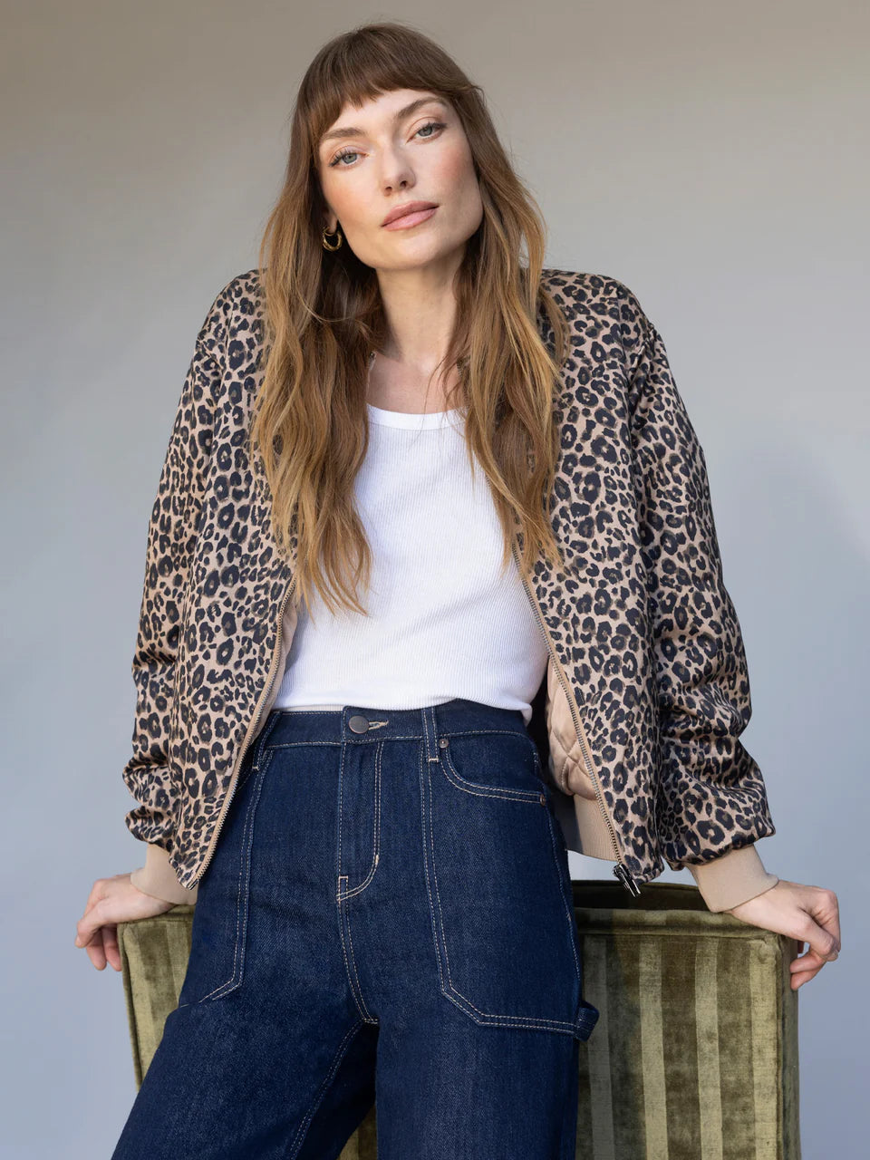 Monroe Sateen Bomber Jacker Sanctuary