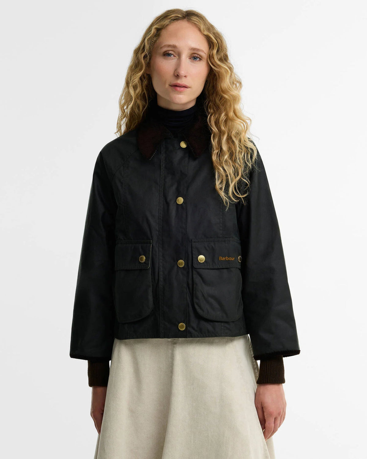 Women's Cropped Beadnell Waxed Jacket | Barbour Barbour
