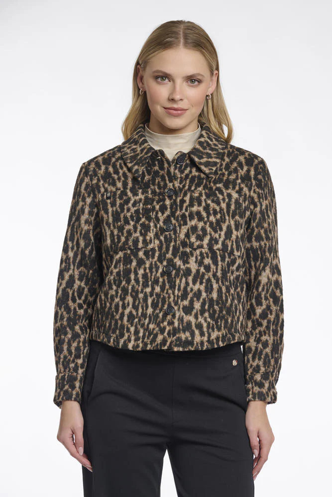 Lize Short Leopard Jacket Rino & Pelle