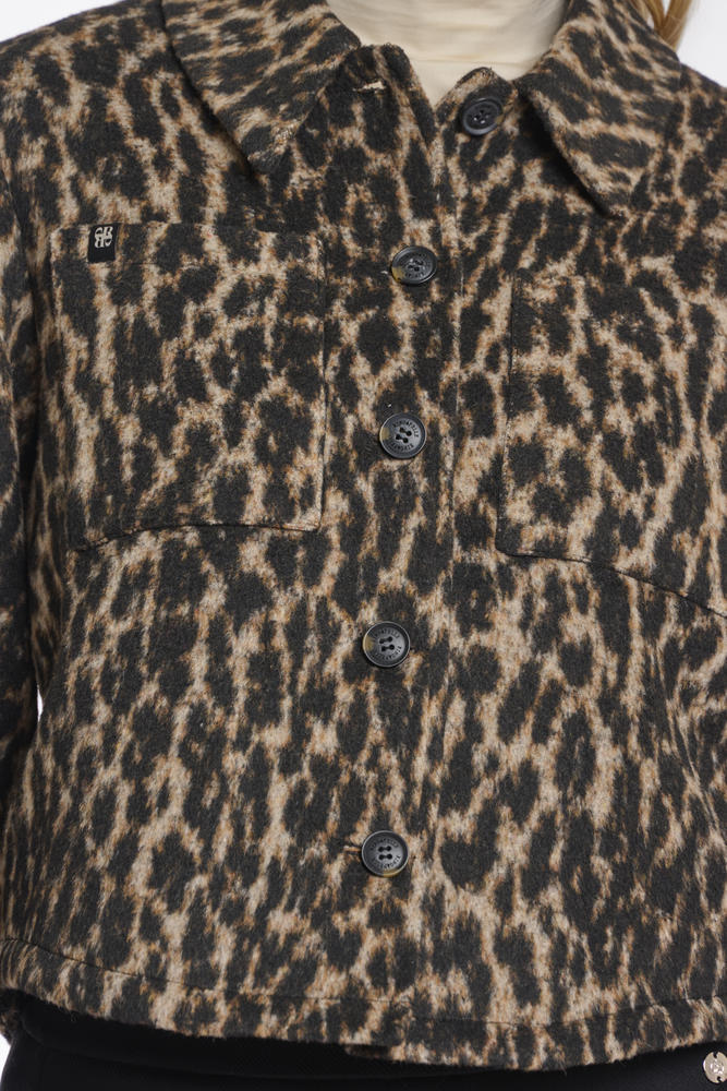 Lize Short Leopard Jacket Rino & Pelle