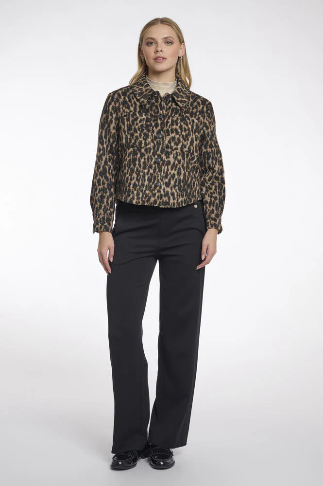 Lize Short Leopard Jacket Rino & Pelle