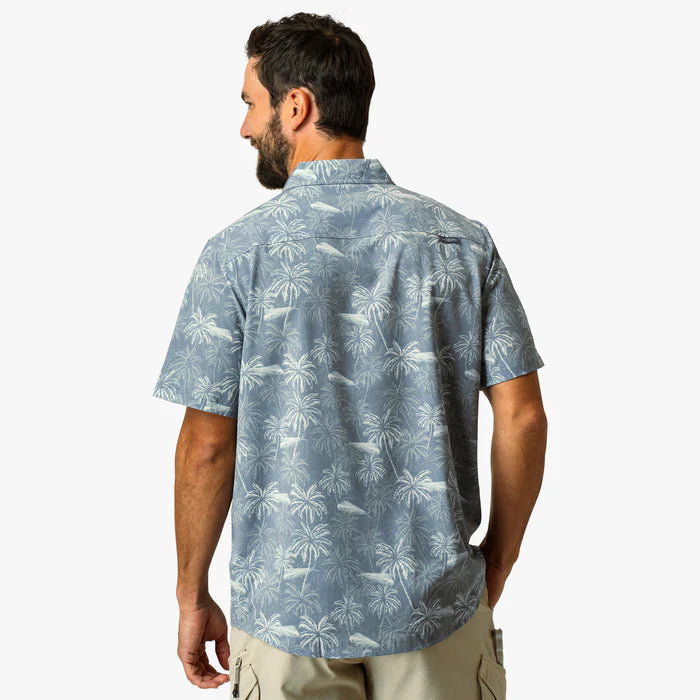 Men's Boatbar Short Sleeve Button Down Shirt | Aftco Aftco