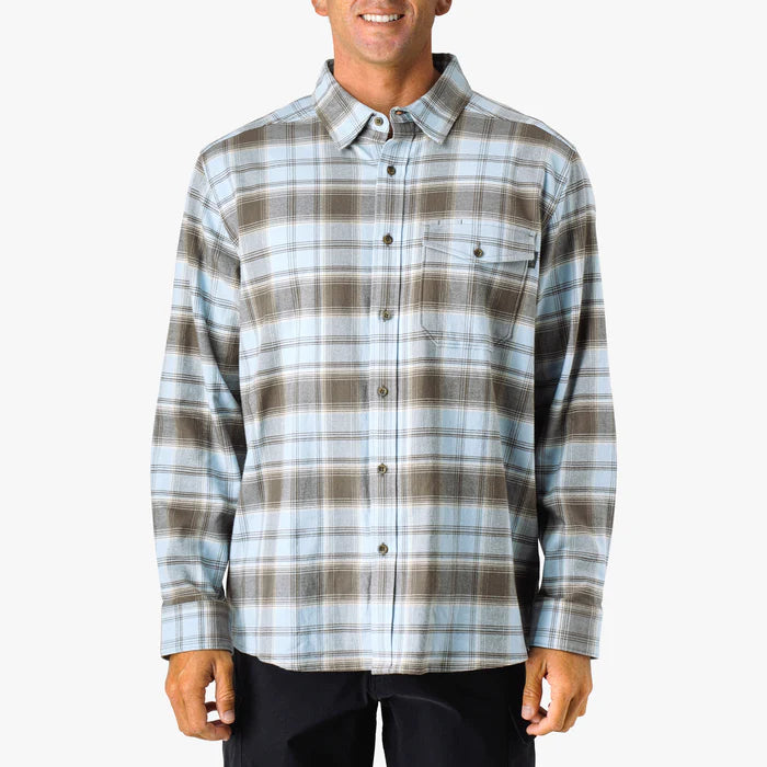 Lager Long Sleeve Flannel Shirt | Aftco Aftco