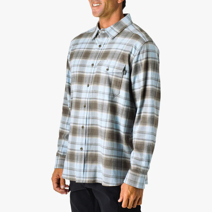 Lager Long Sleeve Flannel Shirt | Aftco Aftco