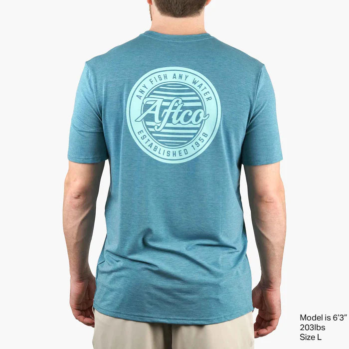 MENS OCEAN VIEW UPF S/S SHIRT Aftco