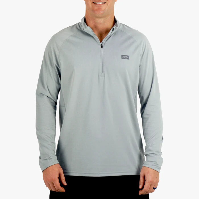 Men's Air O Mesh 1/4 Zip Performance Shirt | Aftco