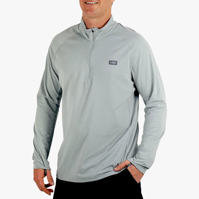 Men's Air O Mesh 1/4 Zip Performance Shirt | Aftco