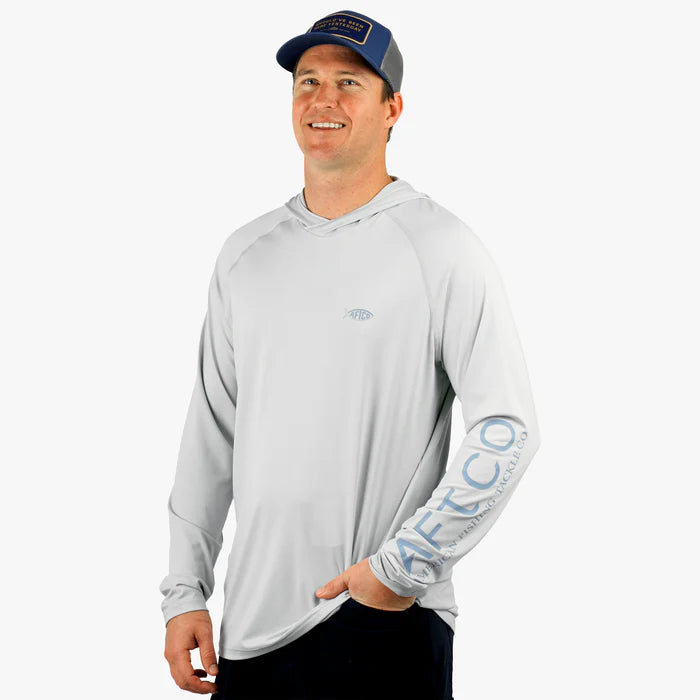 Men's Samurai Sun Protection Hoodie Shirt | Aftco Aftco