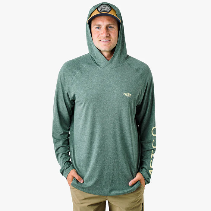 Samurai Sun Protection Hoodie Shirt | Aftco Aftco