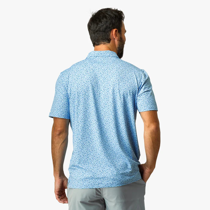 Men's Boatbar Printed Polo | Aftco Aftco