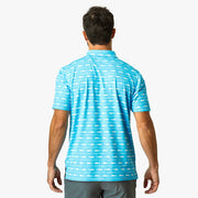 Men's Boatbar Printed Polo | Aftco Aftco