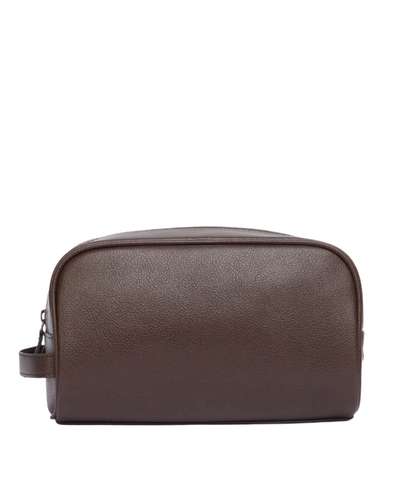 Tartan Leather Washbag