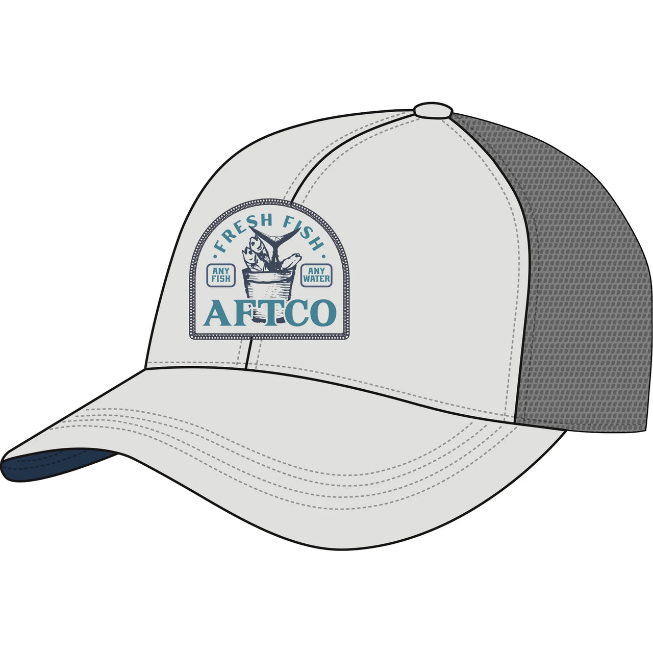 Men's Fresh Fish Trucker Hat | Aftco
