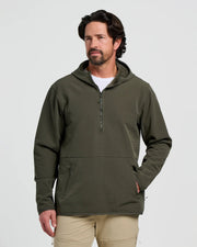 Men's Gridback Fleece Anorak Hoodie | Free Fly Free Fly