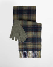 Tartan Scarf & Glove Gift Set | Barbour Barbour