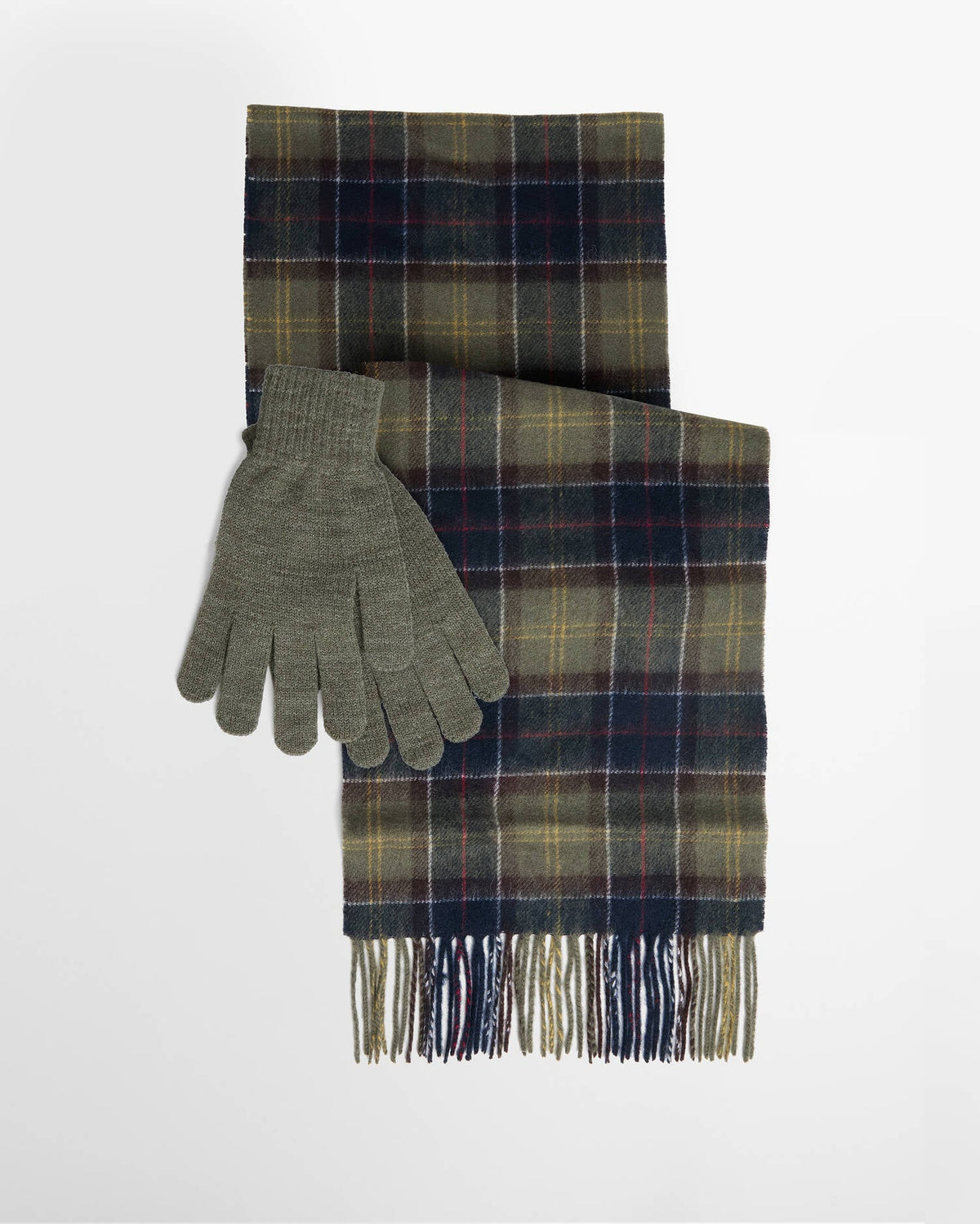 Tartan Scarf & Glove Gift Set | Barbour Barbour