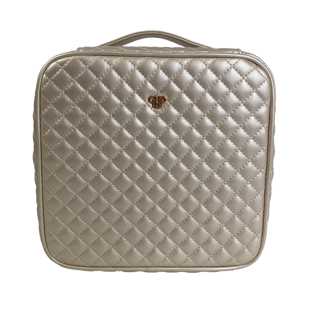 Mini Diva Makeup Case - Pearl Quilted