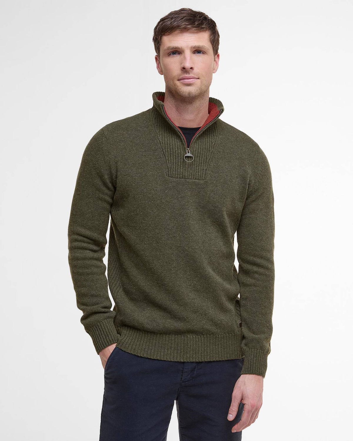 Men's Nelson Essential Quarter-Zip Jumper | Barbour Barbour