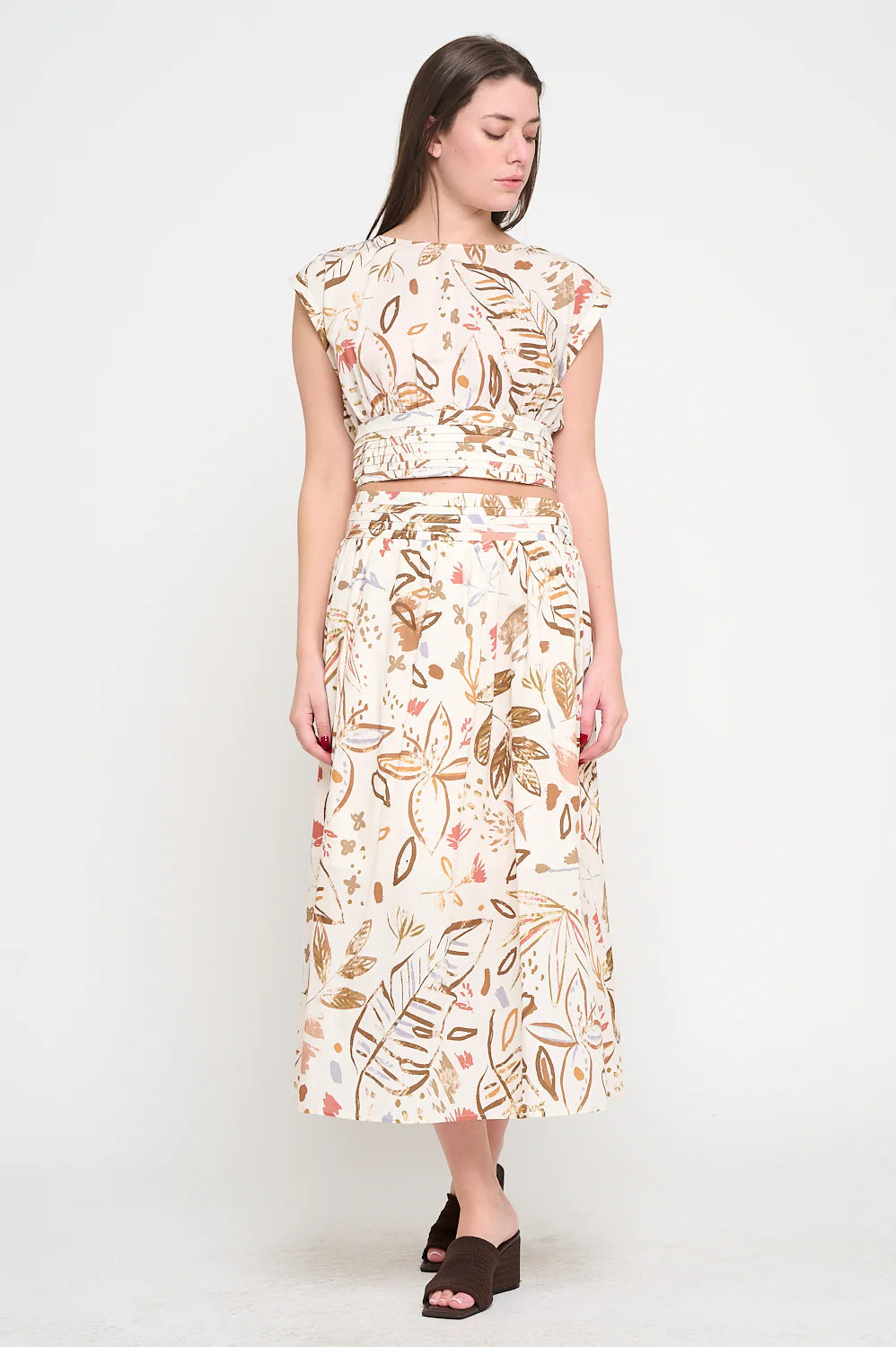 Olive Grove Top & Skirt Set Meet Me in Santorini