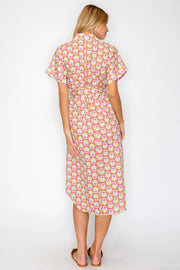 Mythic Petals Shirt Dress Meet Me in Santorini